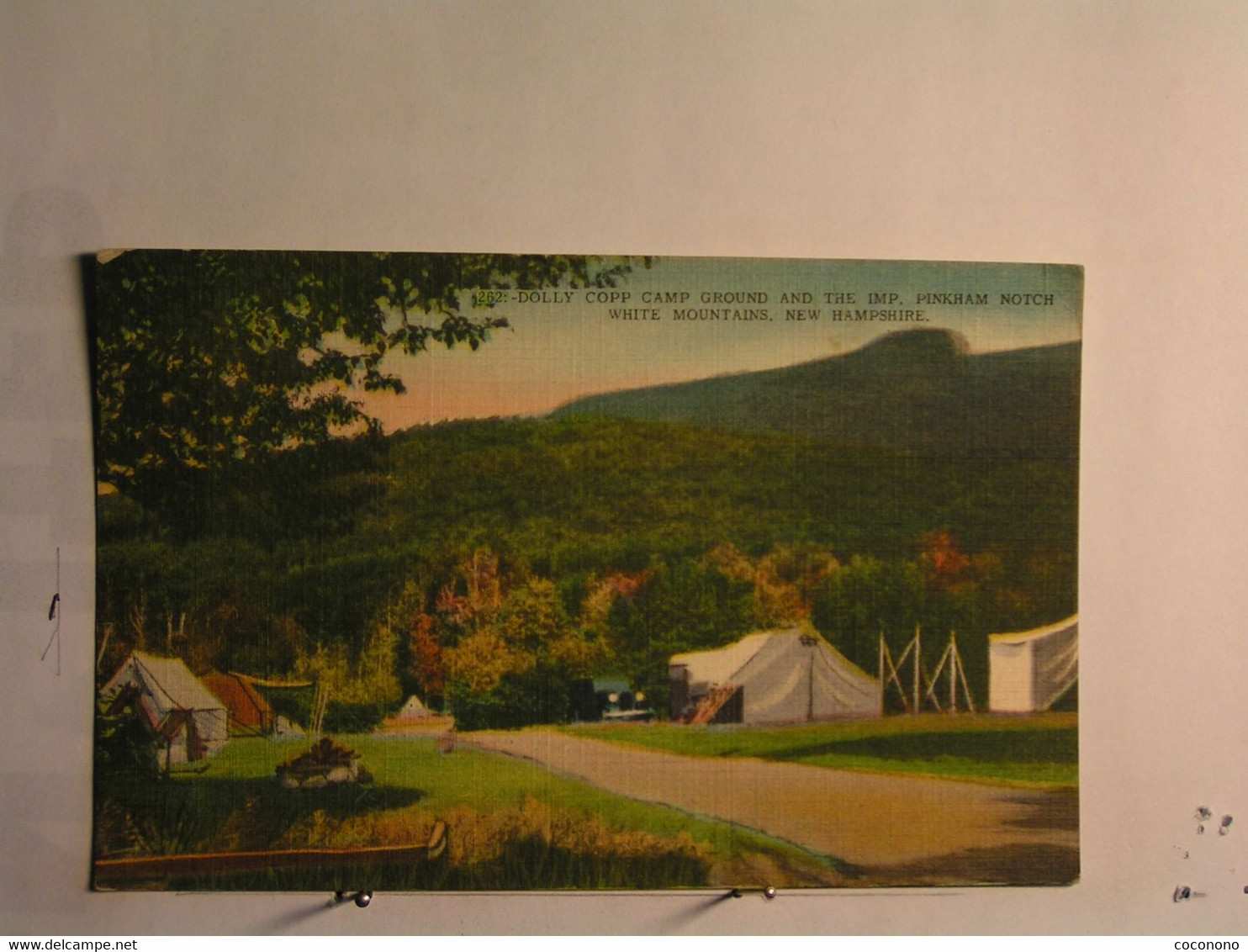 Dolly Copp Camp Ground And The Imp, Pinkham Notch  Whitev Mountains - Timbre - White Mountains