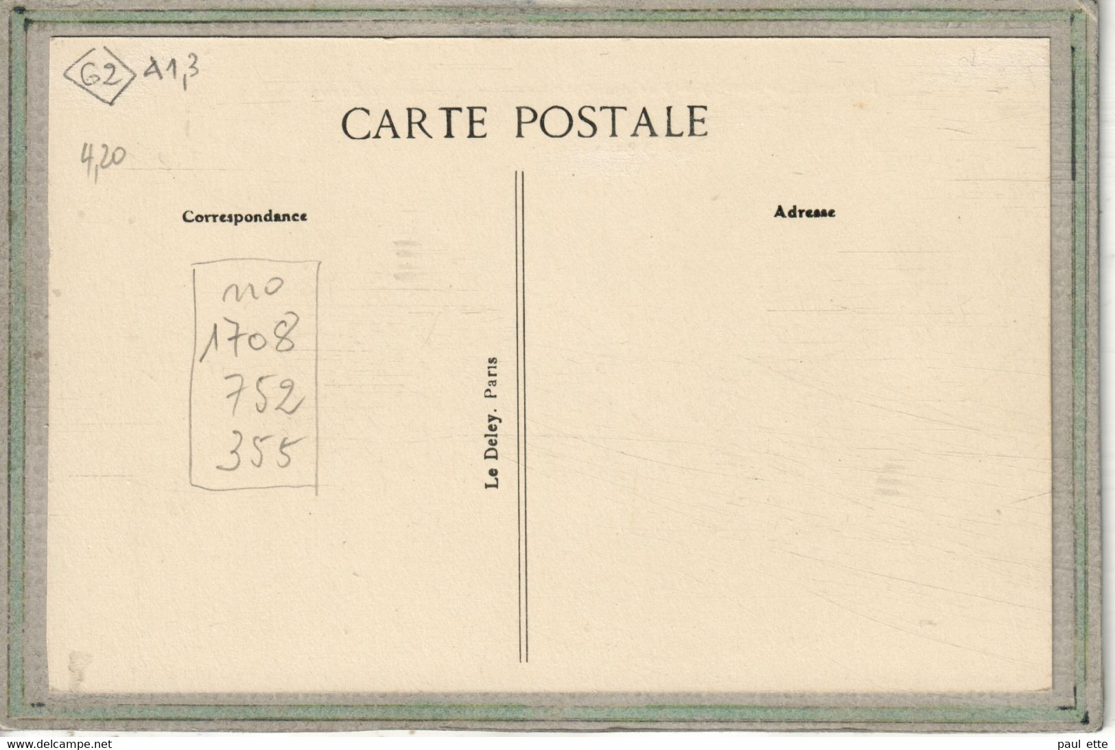 CPA -(62) LAVENTIE - Aspect De La Rue Des Clinques Avant Guerre - Laventie