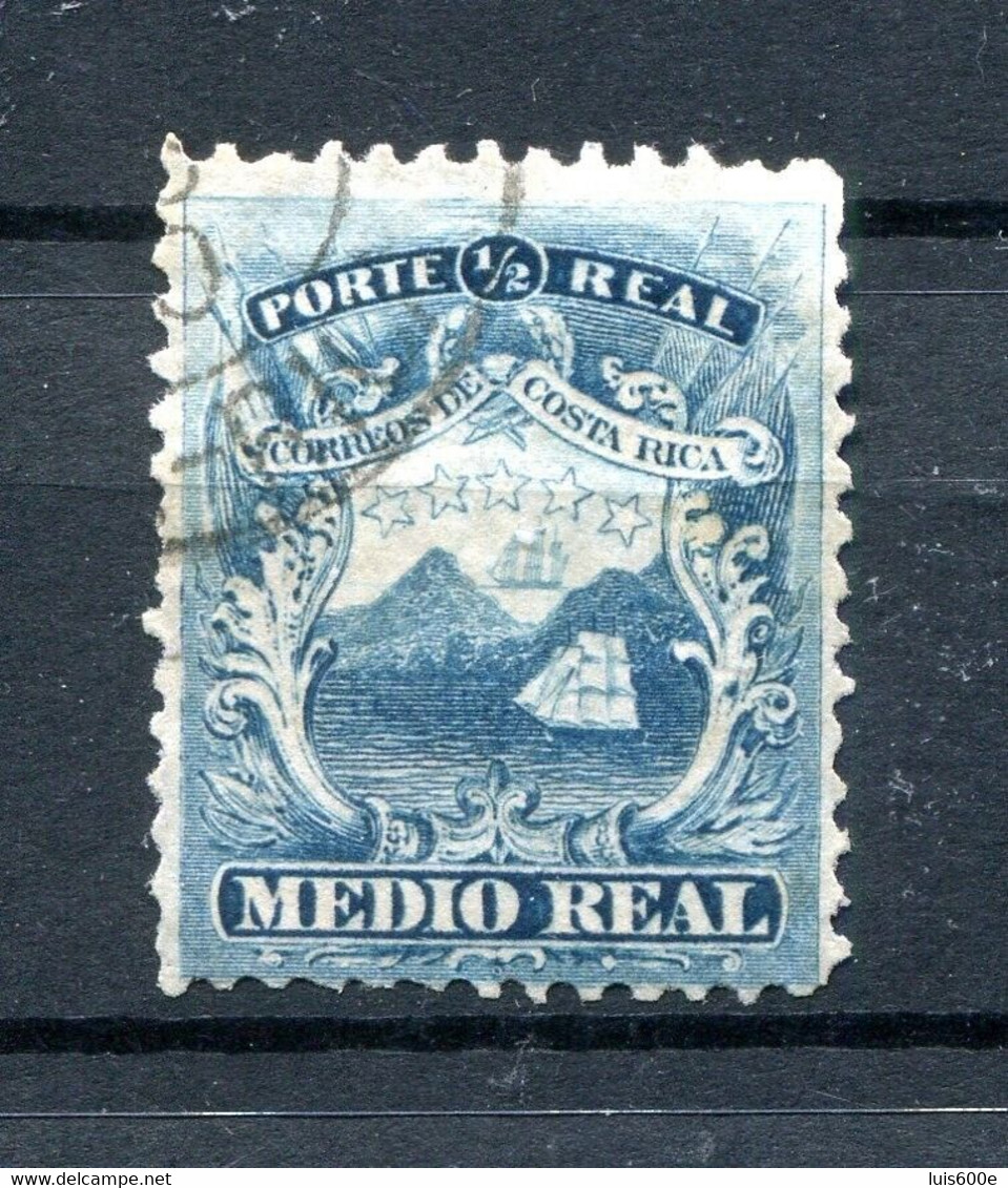 1862.COSTA RICA.YVERT 1(o)USADO.CATALOGO 15€ - Costa Rica