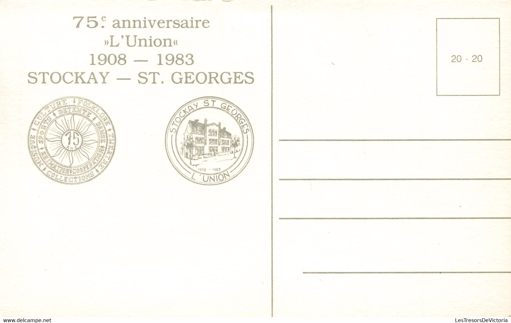 Belgique - Lot De 14 Cartes De Stockay Saint Georges - 75ème Anniversaire De L'union 1908 1983 - C. Postale Ancienne - Saint-Georges-sur-Meuse