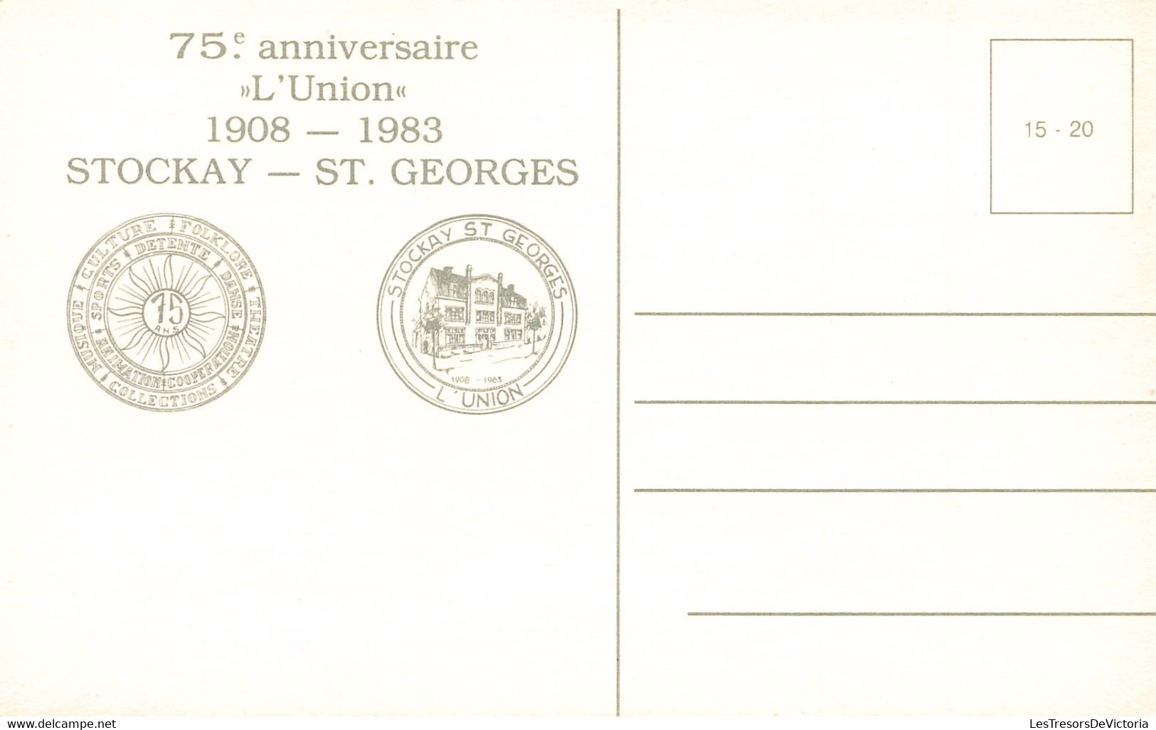 Belgique - Lot de 14 Cartes de Stockay Saint Georges - 75ème anniversaire de l'union 1908 1983 - C. Postale Ancienne