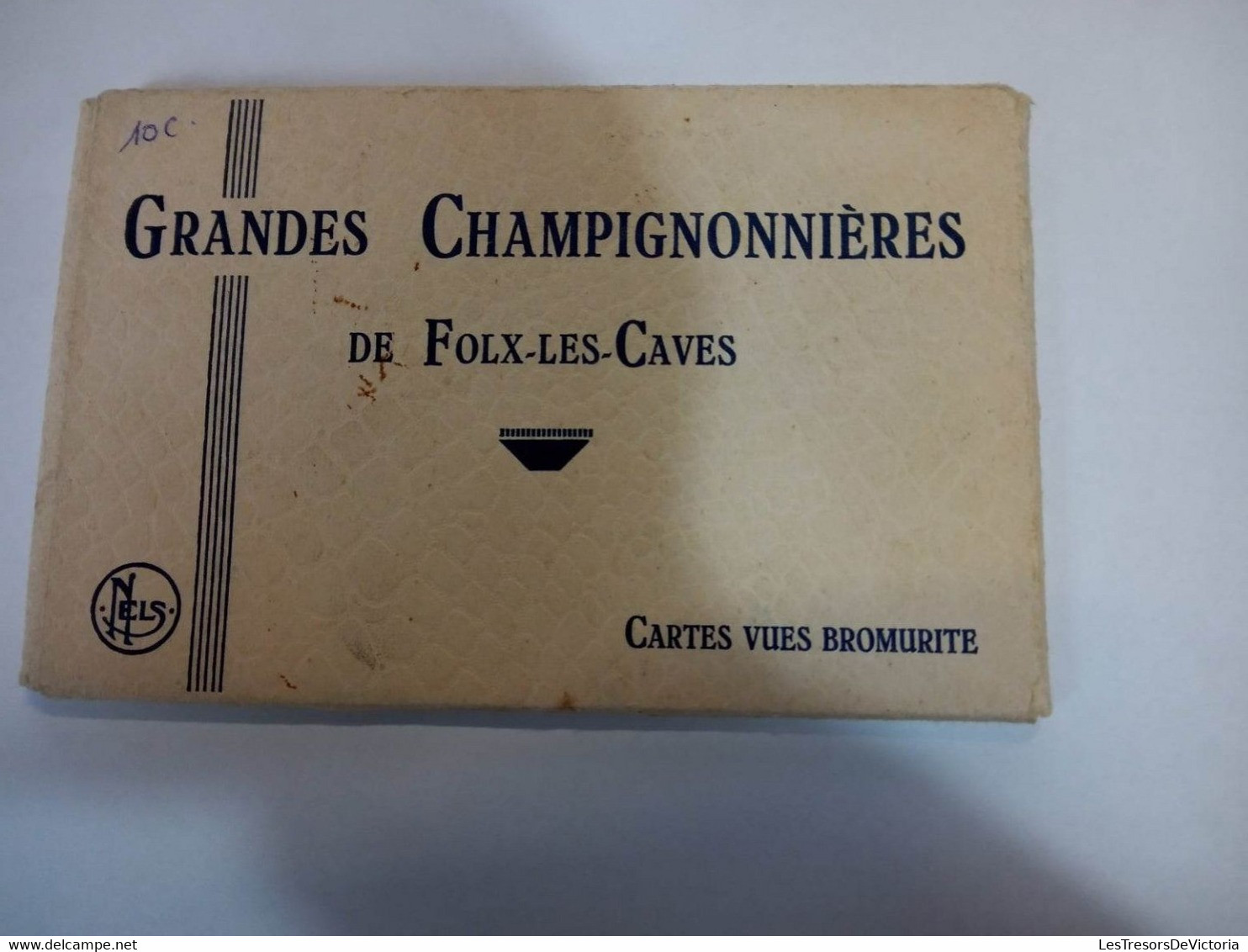 Belgique - Lot de 10 Cartes - Grandes Champignonnières de Folx les caves - Ed. Nels - Bromurite - C. Postale Ancienne