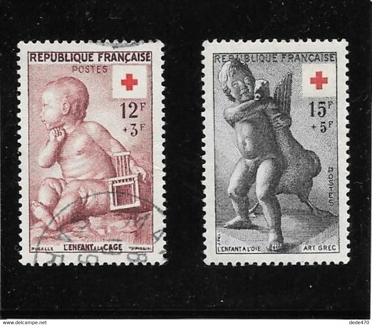 1955 Croix-Rouge N°s 1048 & 1049 - Croix Rouge