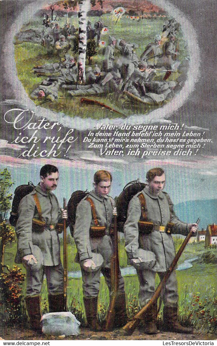 Patriotique - Vater Ich Rufe Dich !   - Carte Postale Ancienne - Patriotiques