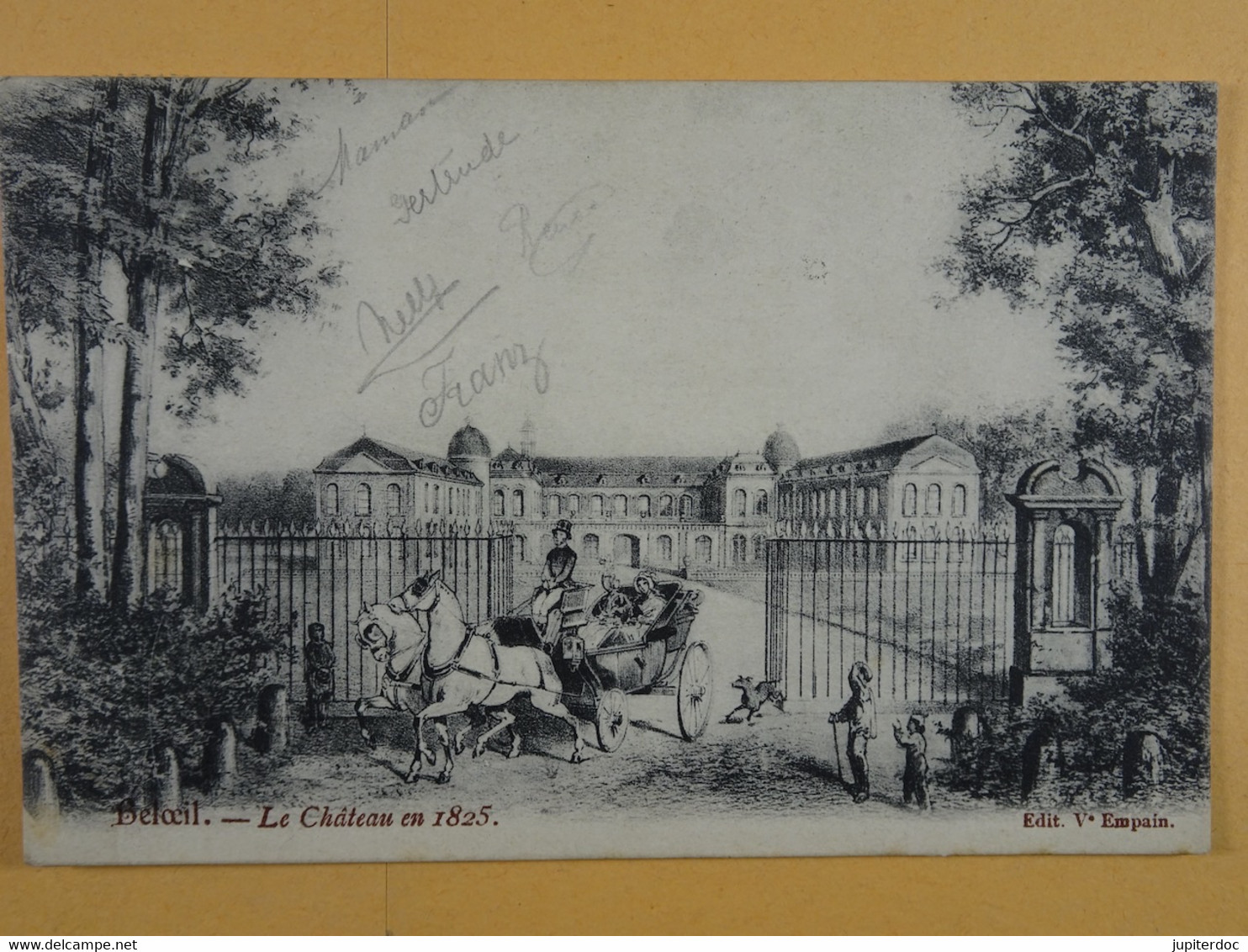 Beloeil Le Château En 1825 - Belöil