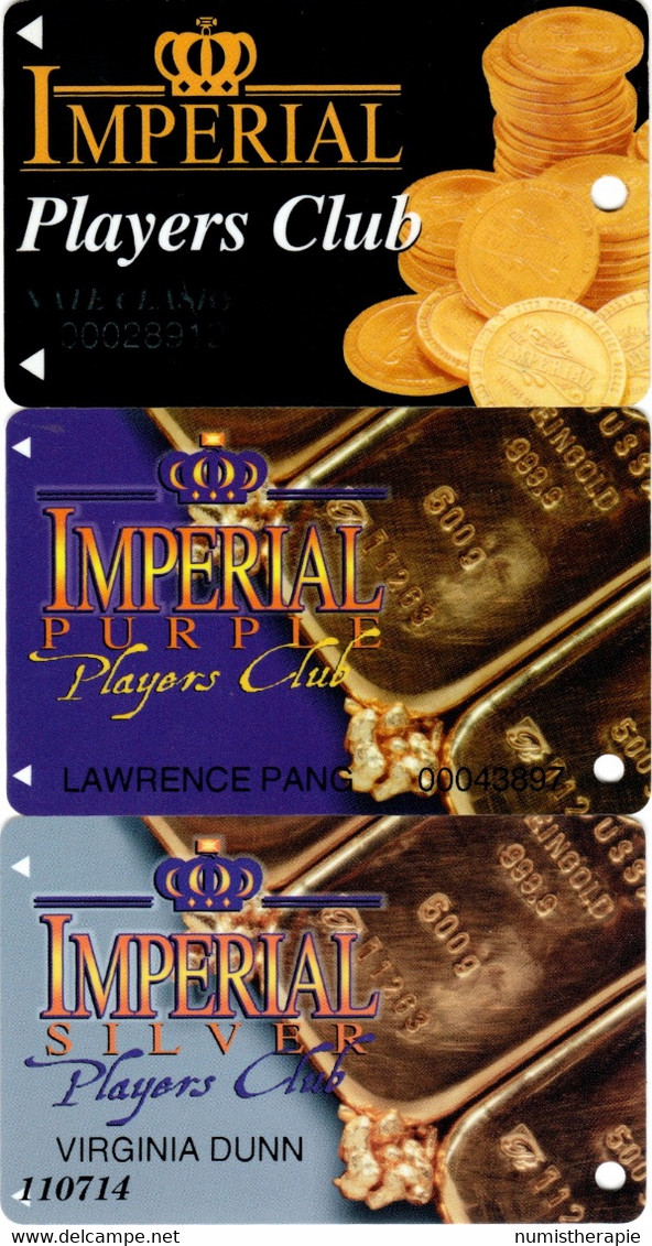 Lot De 3 Cartes Casino : Imperial (CO) - Casino Cards