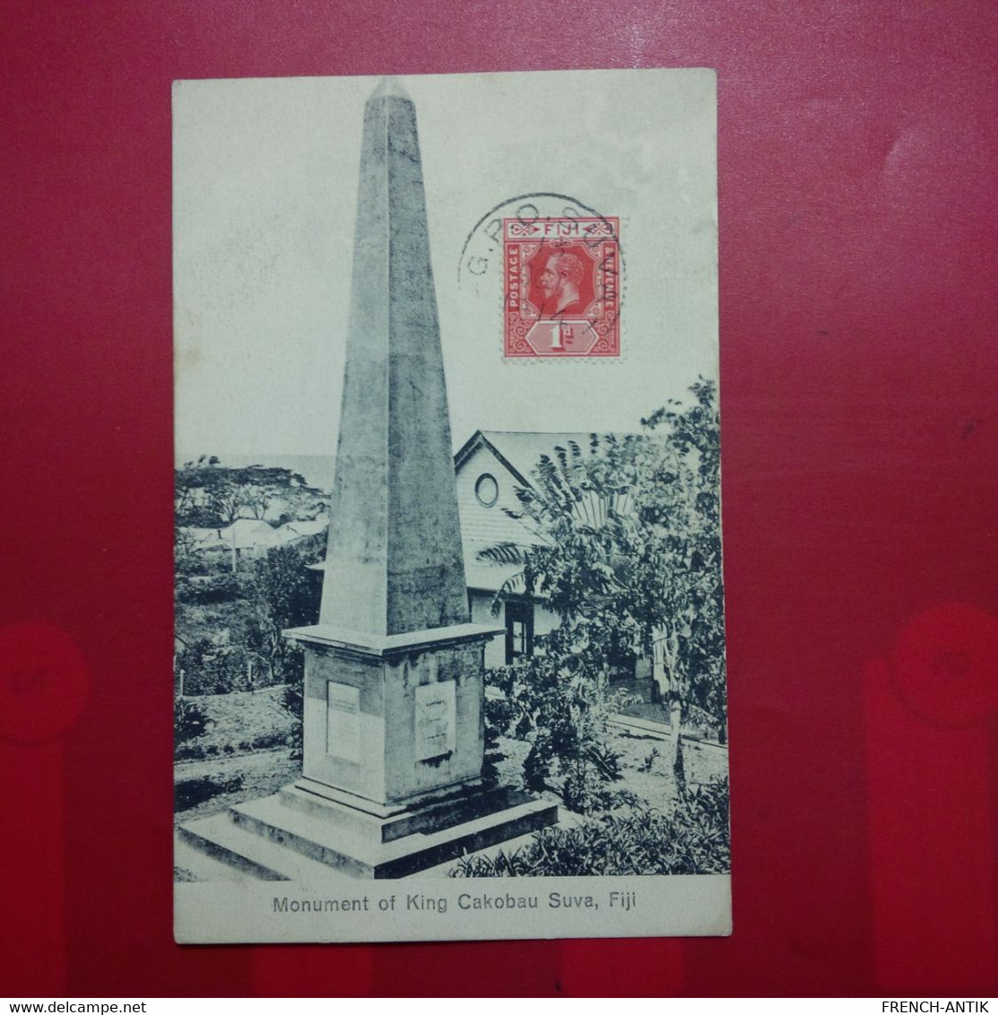 FIDJI FIJI MONUMENT OF KING CAKOBAU SUVA - Fidji