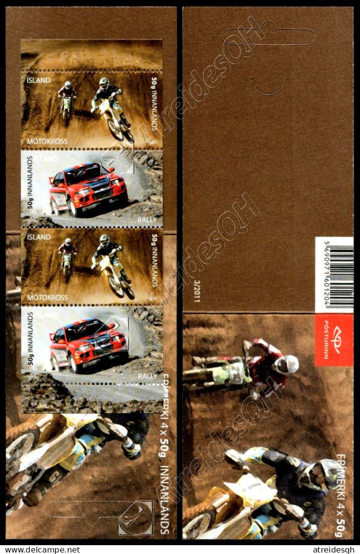 [Q] Islanda / Iceland 2011: 2 Libretti Sport Motoristici / Motorsports, 2 Booklets ** - Booklets