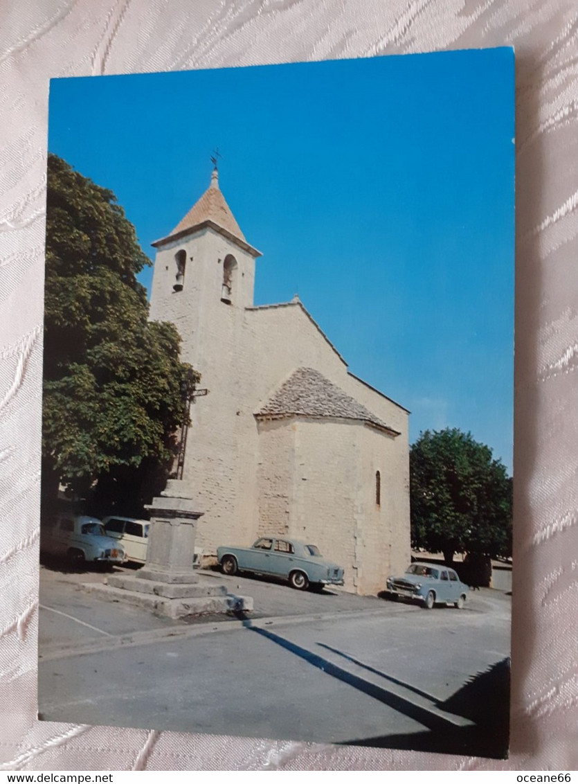 84 Saint St Christol D'Albion Vieille Eglise Romane Voiture 403 Peugeot - Saint Christol