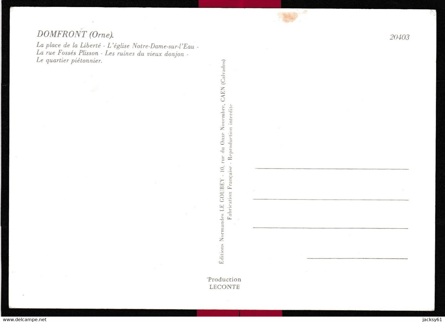 61 - Domfront - Multivues - Domfront