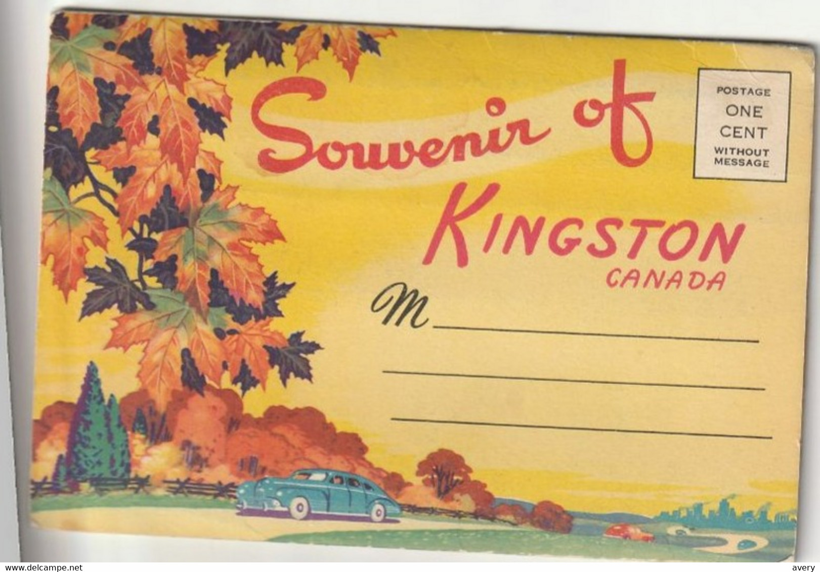 Souvenir Folder Of Souvenir Of Kingston, Ontario - Kingston