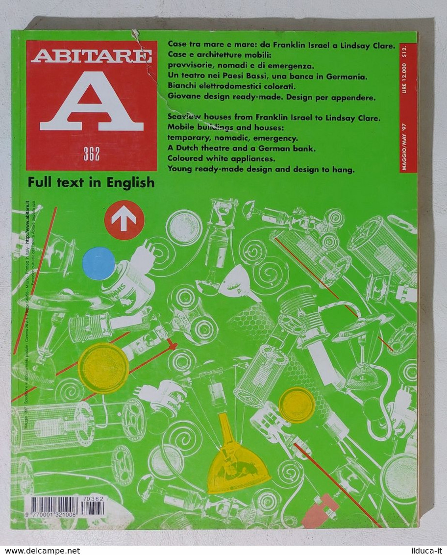 17820 ABITARE 1997 N. 362 - Case Di Mare / Una Banca E Un Teatro - House, Garden, Kitchen