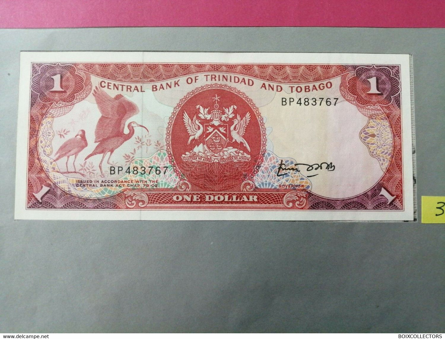 1 DOLLAR CENTRAL BANK OF TRINIDAD AND TOBAGO - Réf B15 - Trindad & Tobago