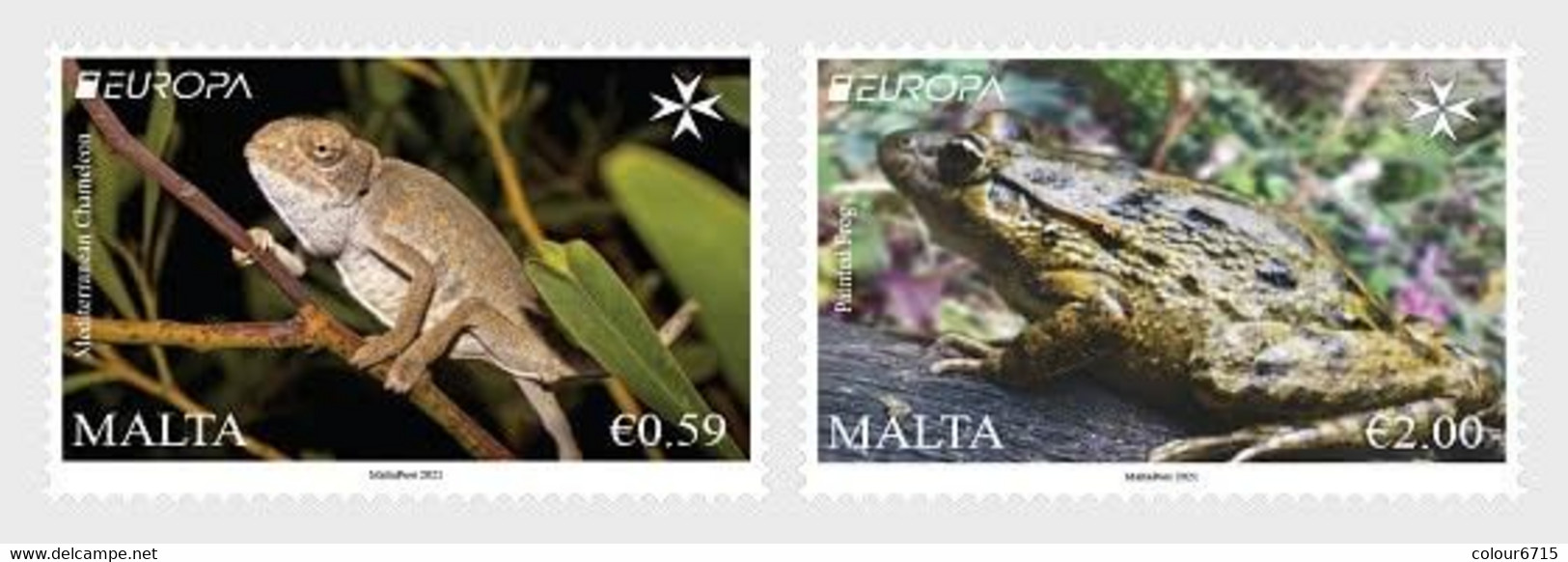 Malta 2021 EUROPA Stamps - Endangered National Wildlife Stamps 2v MNH - Ongebruikt