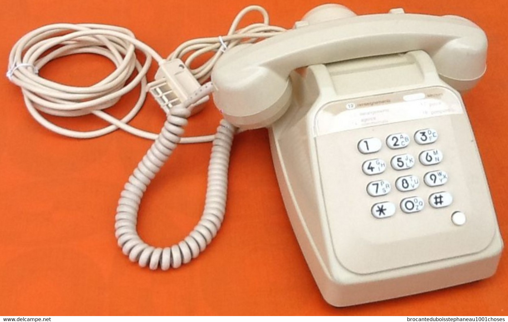 Années 1980 Téléphone à Clavier  Socotel  Modèle S63 - Telefoontechniek