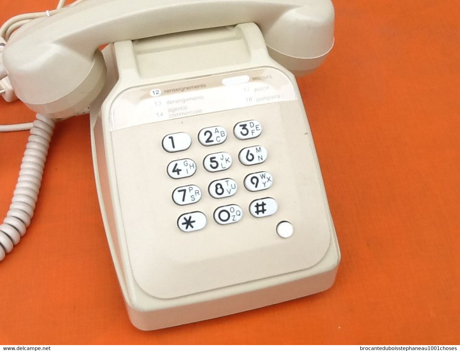 Années 1980 Téléphone à Clavier  Socotel  Modèle S63 - Téléphonie