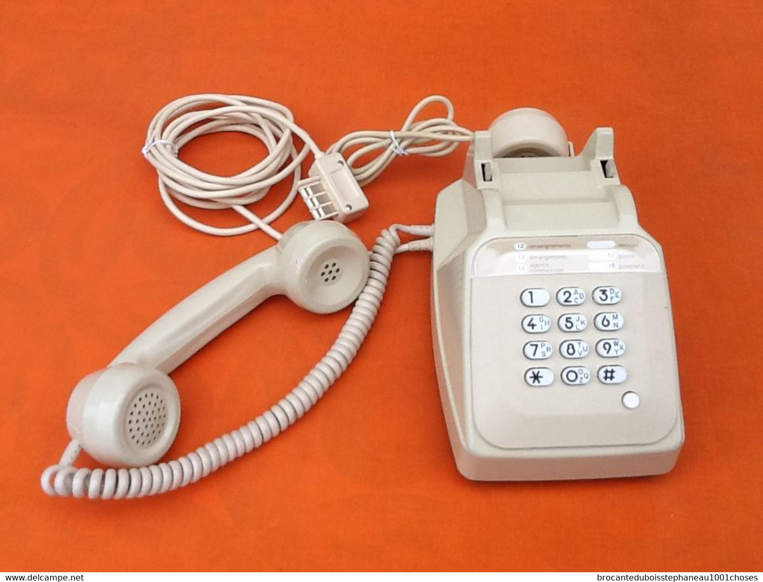 Années 1980 Téléphone à Clavier  Socotel  Modèle S63 - Telephony