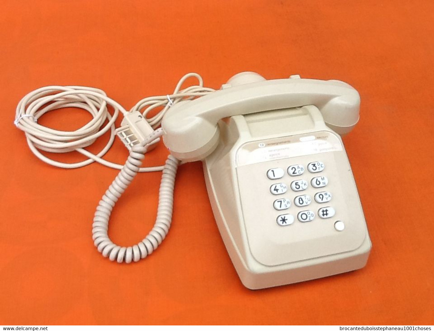 Années 1980 Téléphone à clavier  Socotel  Modèle S63