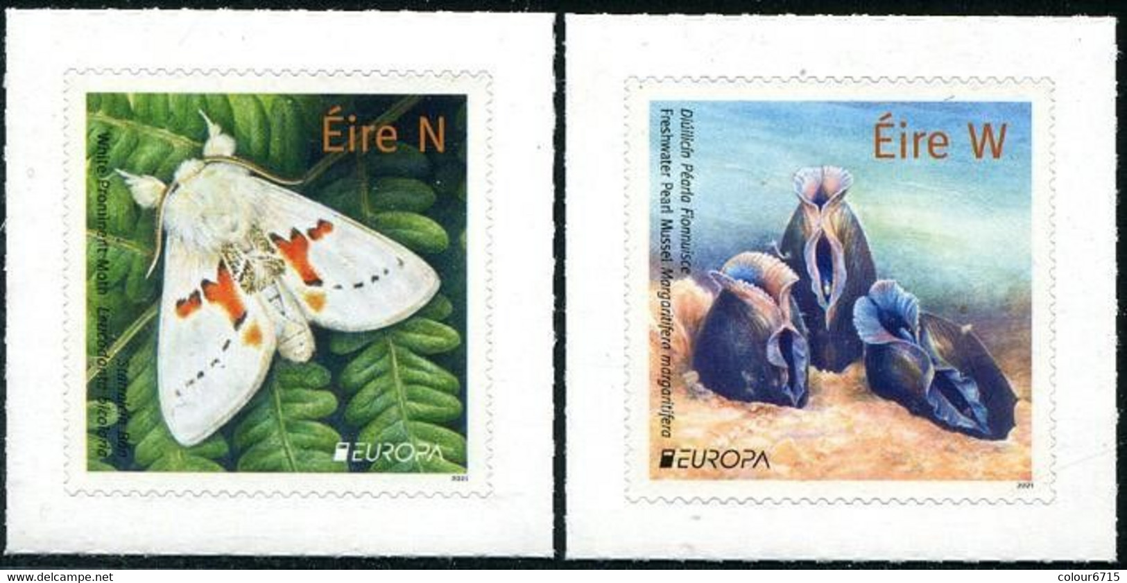 Ireland 2021 EUROPA Stamps - Endangered National Wildlife Stamps 2v MNH - Neufs