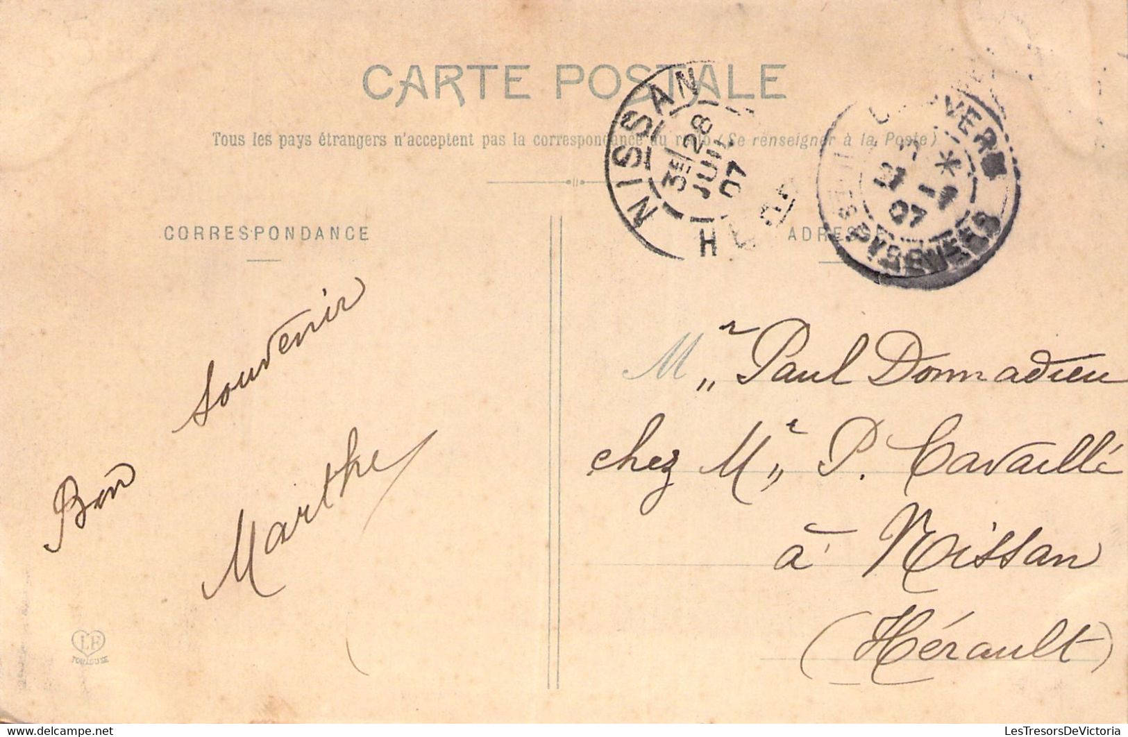 FRANCE - 65 - CAPVERN Les BAINS - Grande Avenue Du Casino - Carte Postale Ancienne - Other & Unclassified