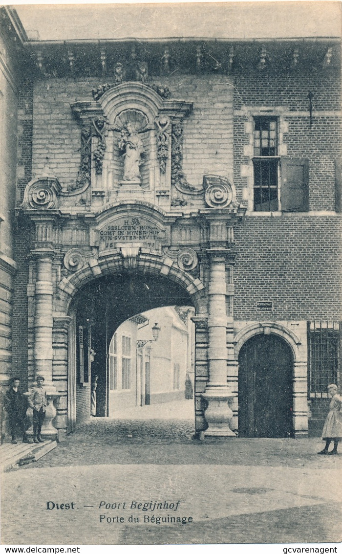 DIEST   POORT BEGIJNHOF          2 SCANS - Diest