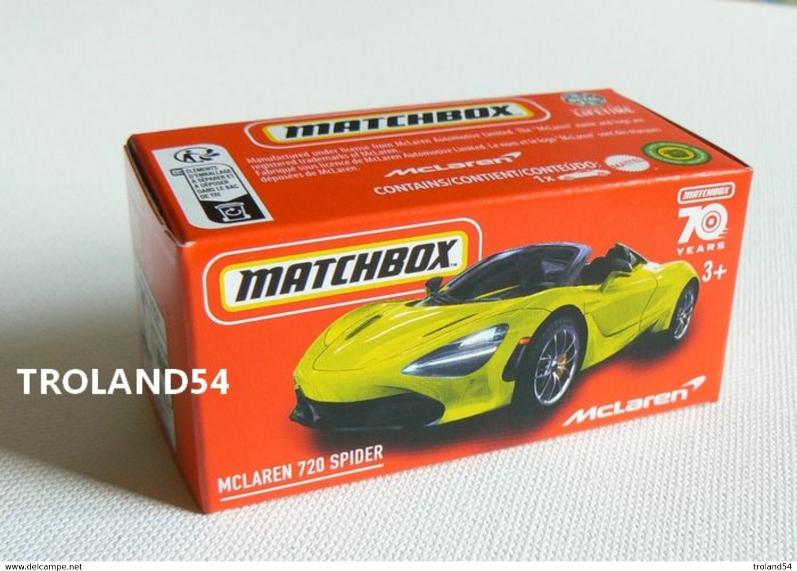 Matchbox, Mclaren 720 Spider - Matchbox (Mattel)