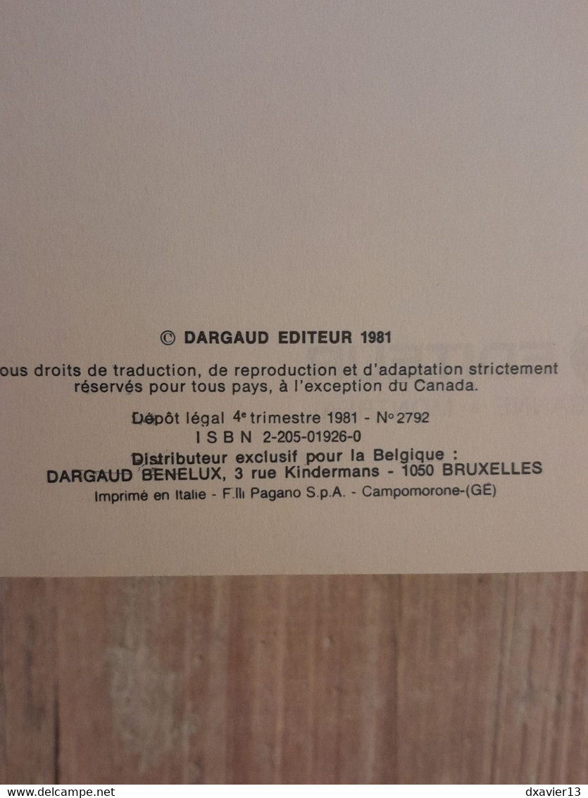 Bande Dessinée Dédicacée -  Collection Pilote 45 - Sergent laterreur (1981)