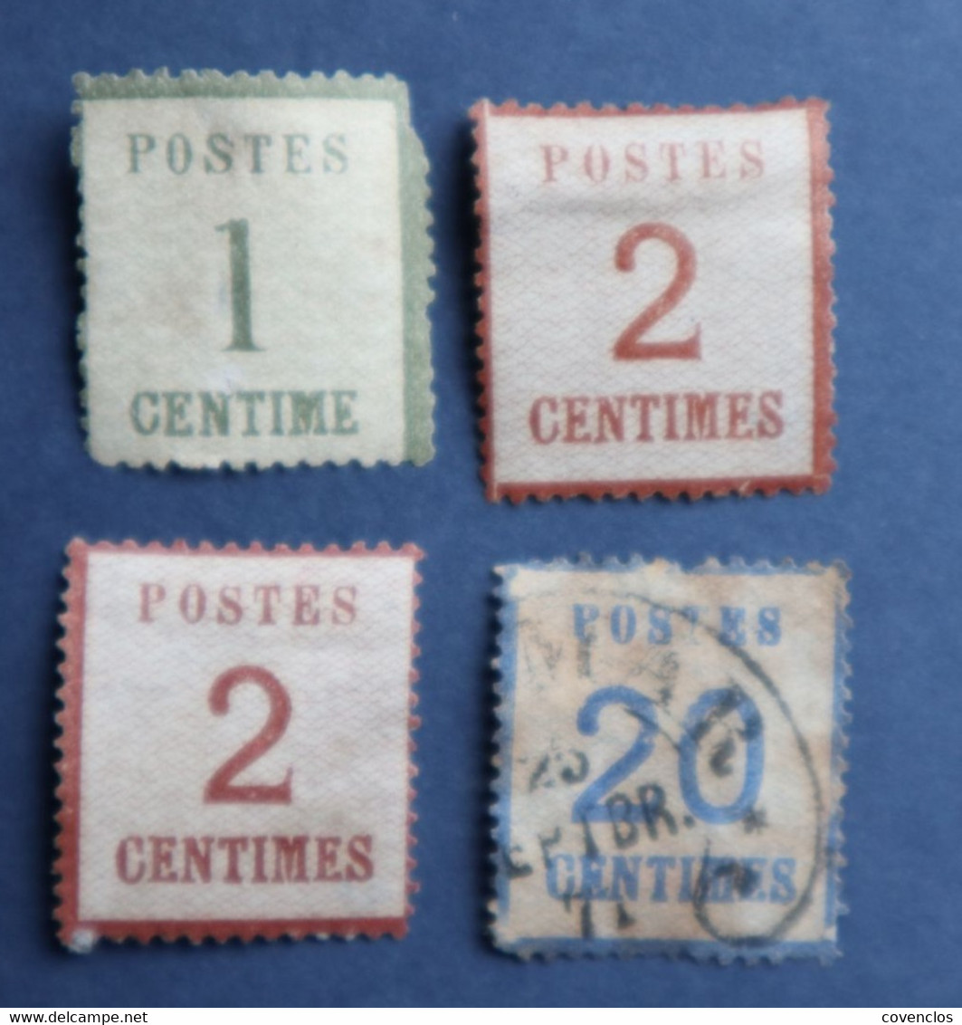 - 85)  1x N° 1 Neuf Sans Gomme - 2x N° 2 Neufs Sans Gomme - 1x N° 6 Oblitéré - Unused Stamps