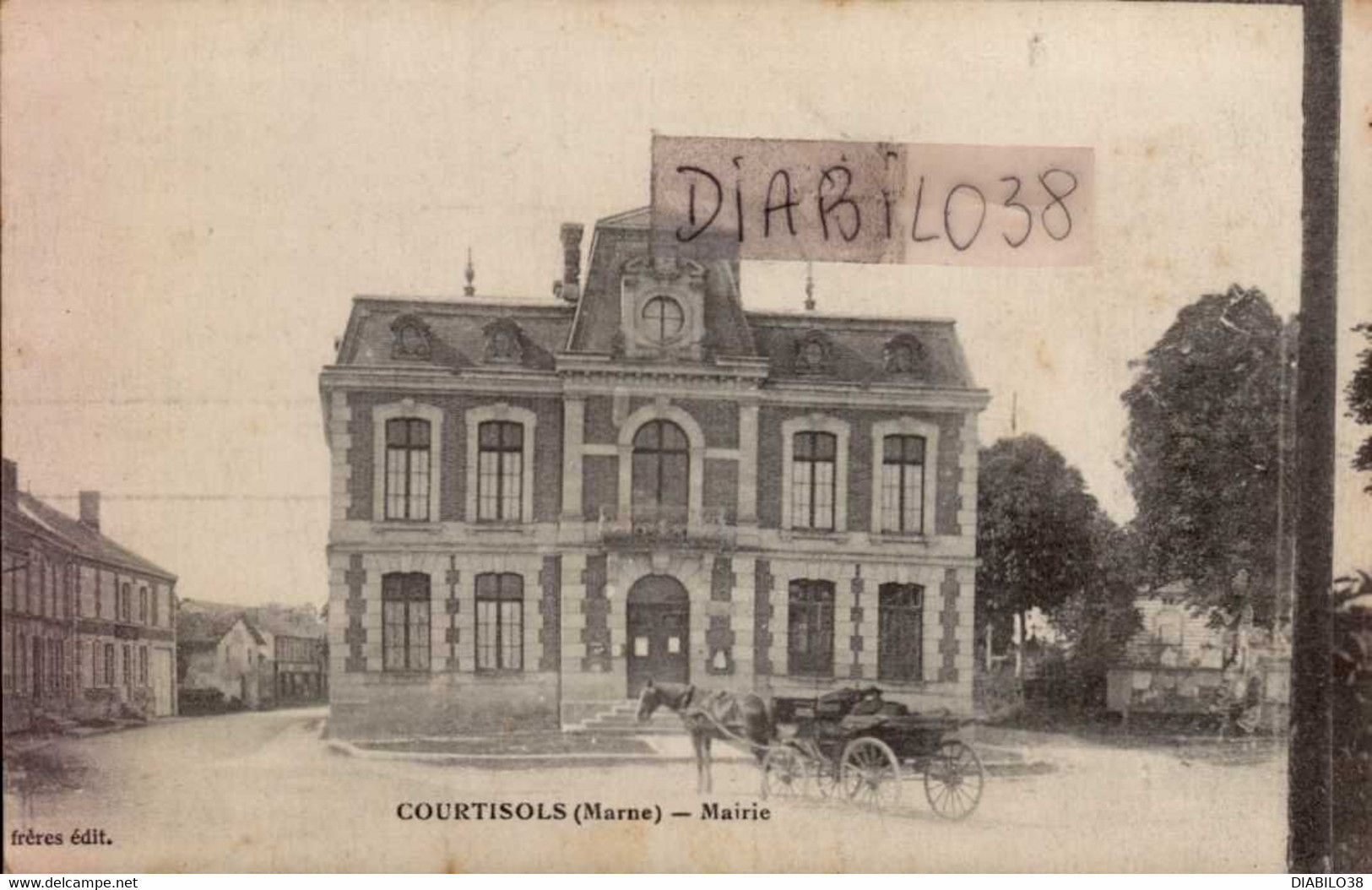 COURTISOLS   ( MARNE )  MAIRIE - Courtisols