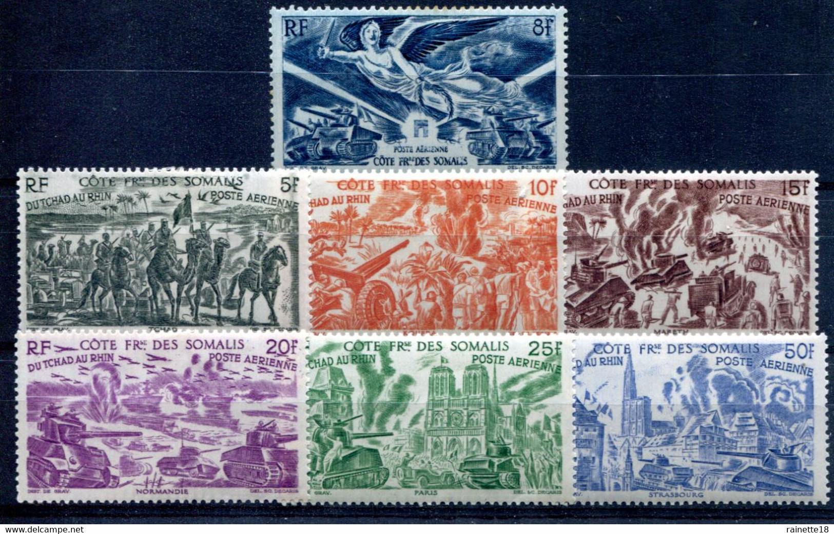 Cote Des Somalis     PA  13/19 * - Unused Stamps