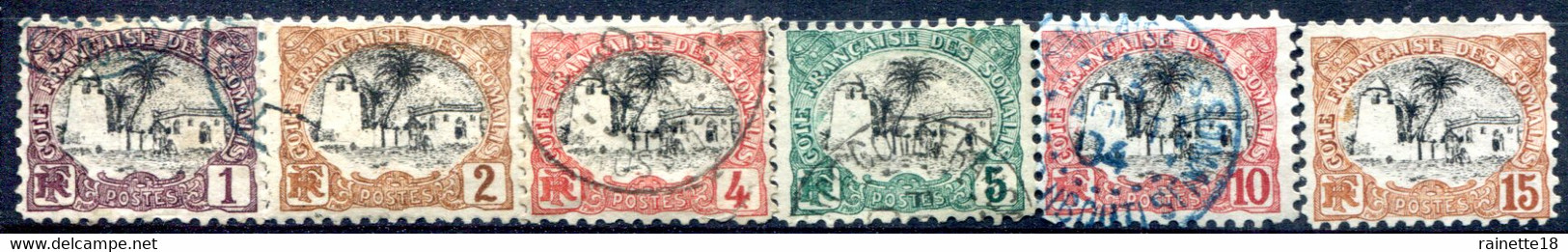 Cote Des Somalis    53/58  Oblitérés - Used Stamps