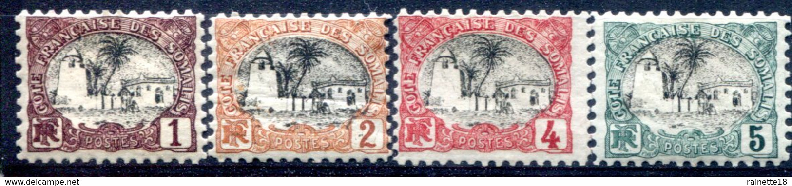 Cote Des Somalis      53/56 * - Unused Stamps