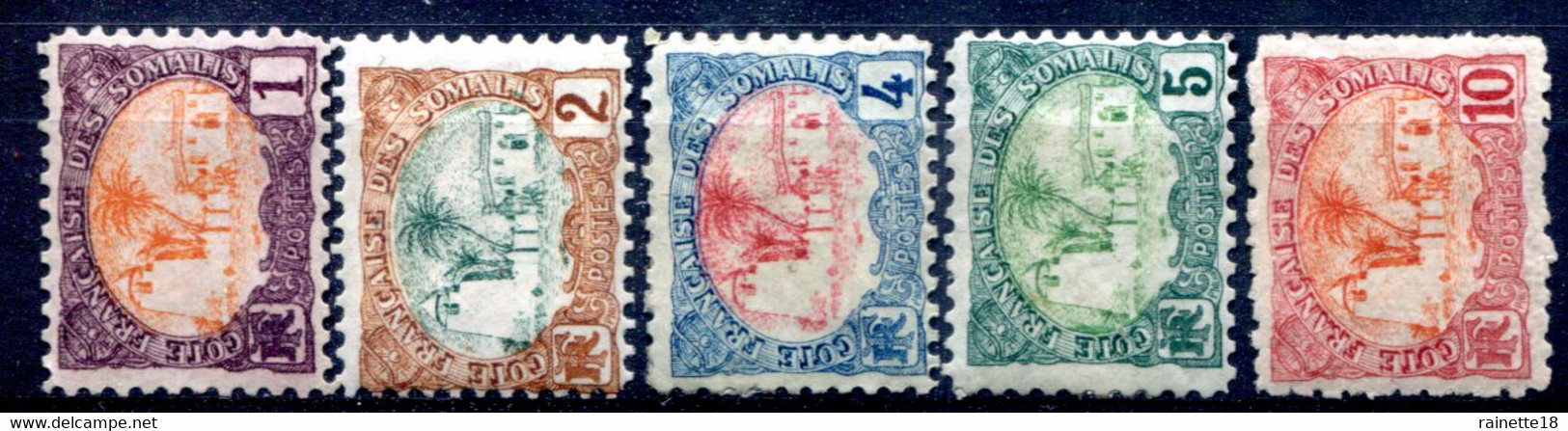 Cote Des Somalis      37/41 * - Unused Stamps