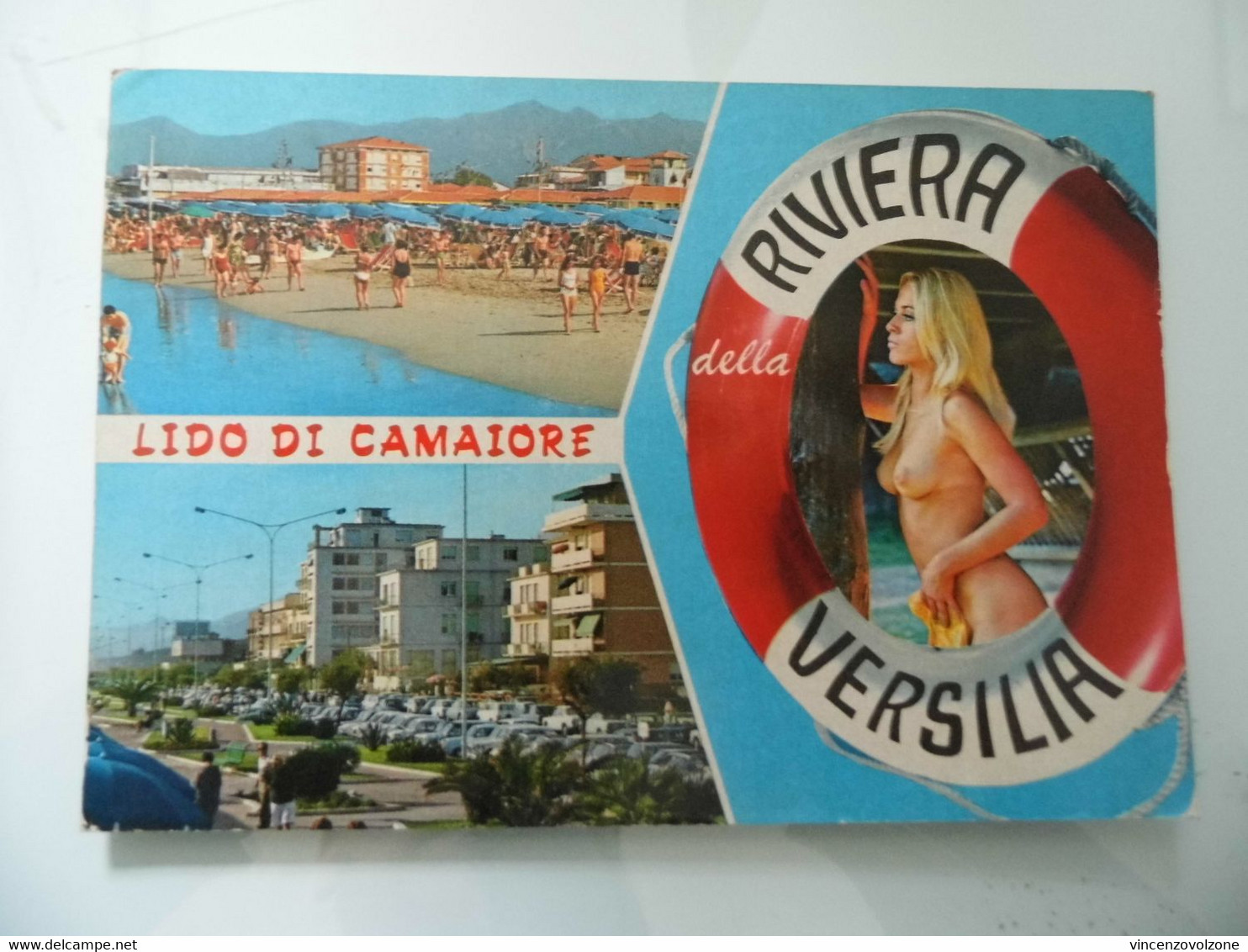 Cartolina Viaggiata "LIDO DI CAMAIORE RIVIERA VERSILIA" Vedutine 1986 - Lucca