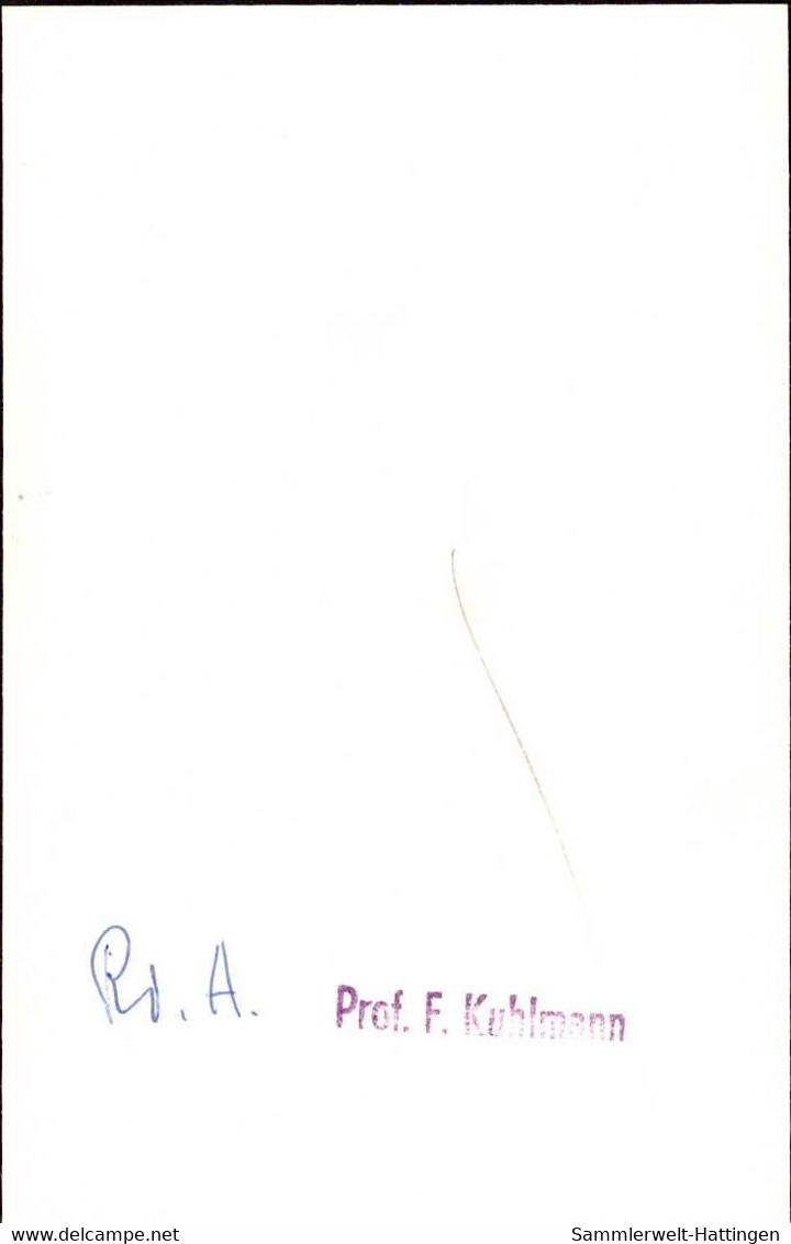 600502 | Foto Seepferdchen, Seltene Röntgenaufnahme Von Prof. A. Kuhlmann Im Postkartenformat | Essen (W 4300) - Santé