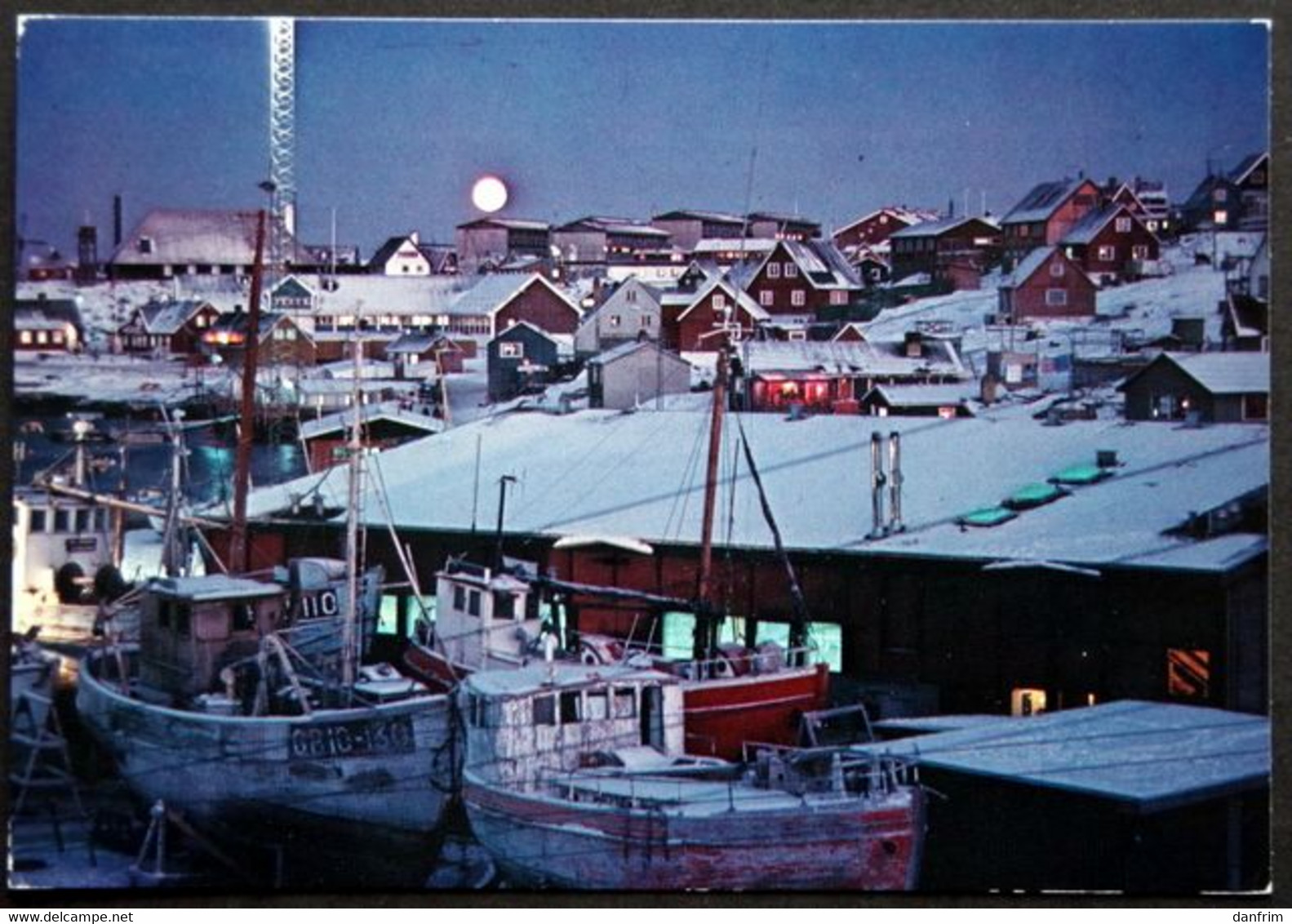 Greenland  Cards POLAR NIGHT, EGEDESMINDE  17-11-1980 EGEDESMINDE( Lot  706 ) - Greenland