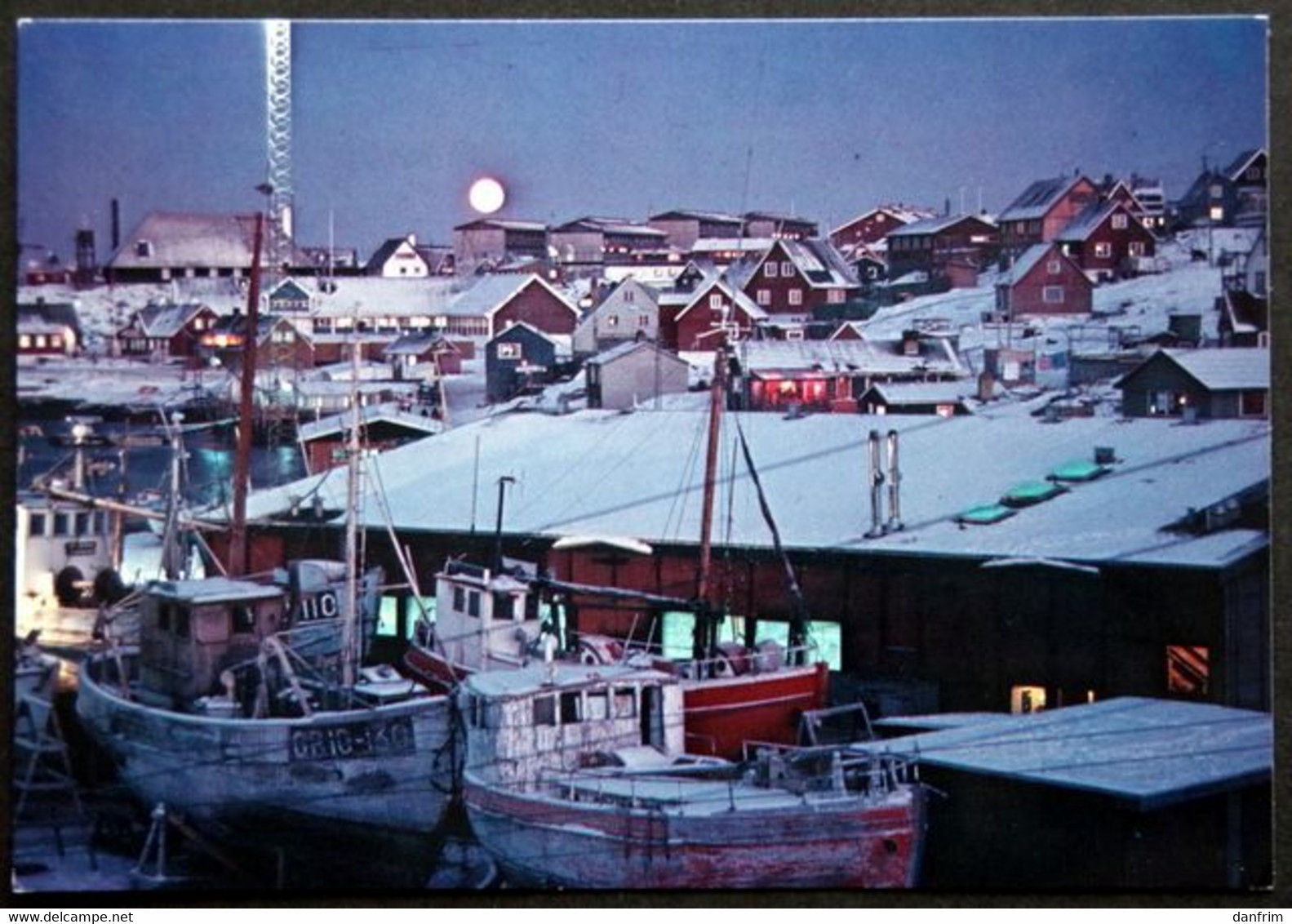Greenland  Cards POLAR NIGHT, EGEDESMINDE  17-11-1980 EGEDESMINDE( Lot  708 ) - Groenland