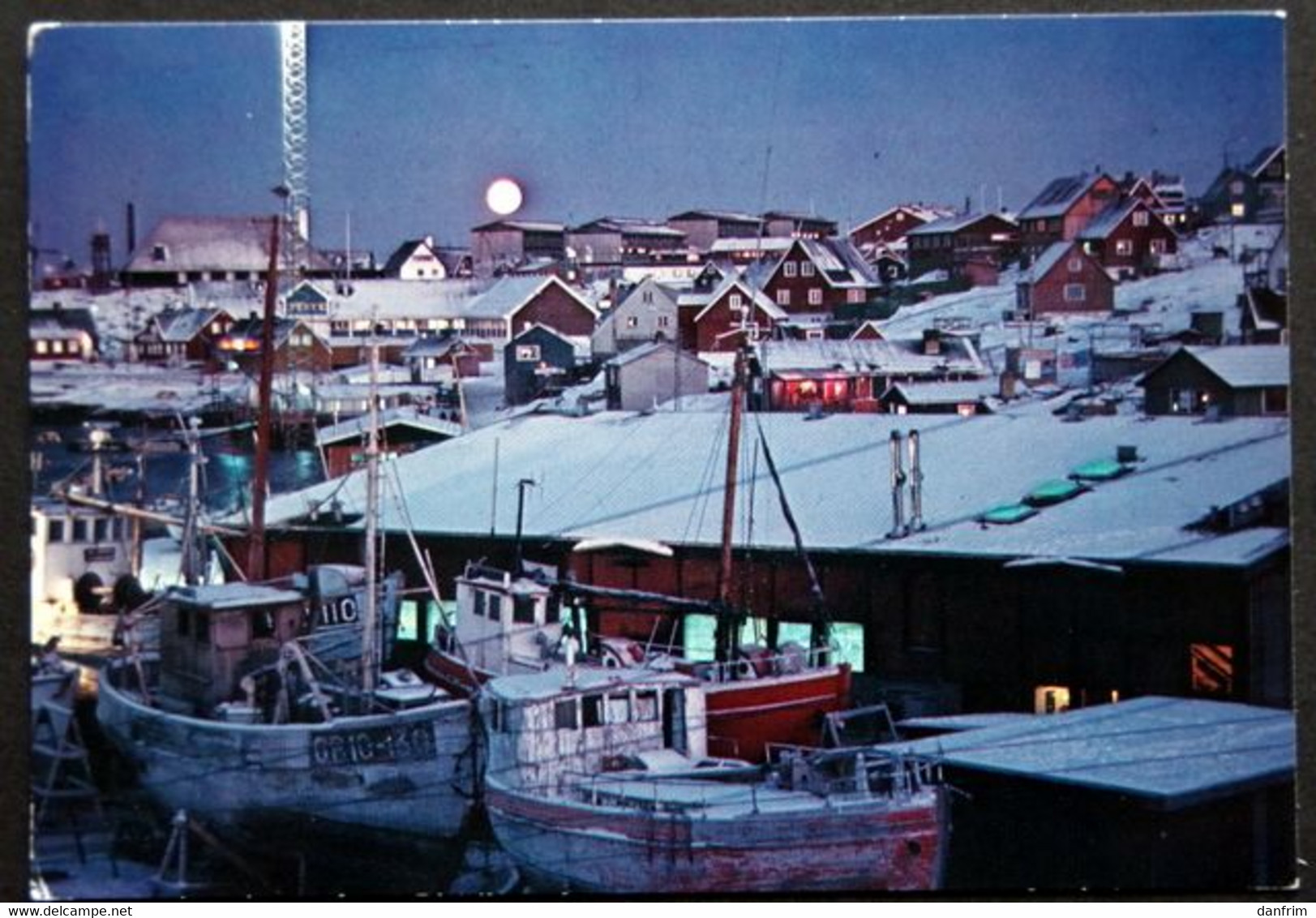 Greenland  Cards POLAR NIGHT, EGEDESMINDE  17-11-1980 EGEDESMINDE( Lot  701 ) - Groenland