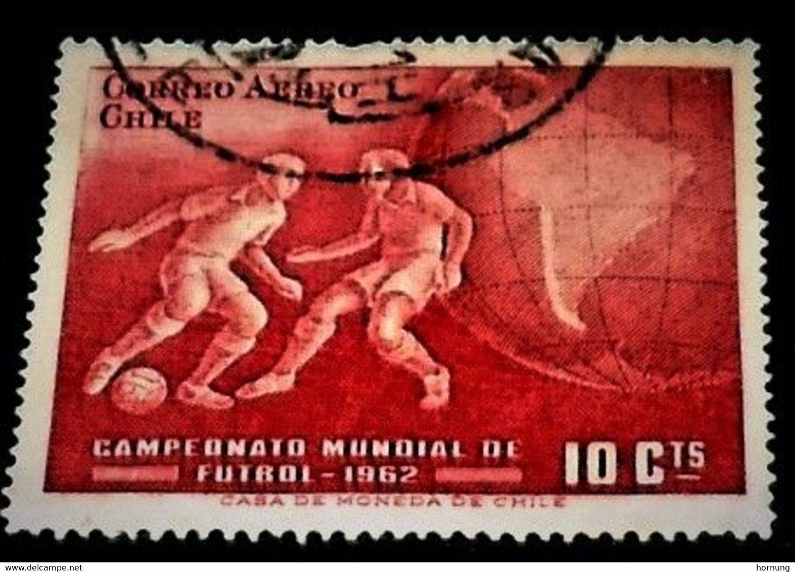 Chile,1962, World Championship In Football-Cile 1962.Michel # 608 - 1962 – Chili
