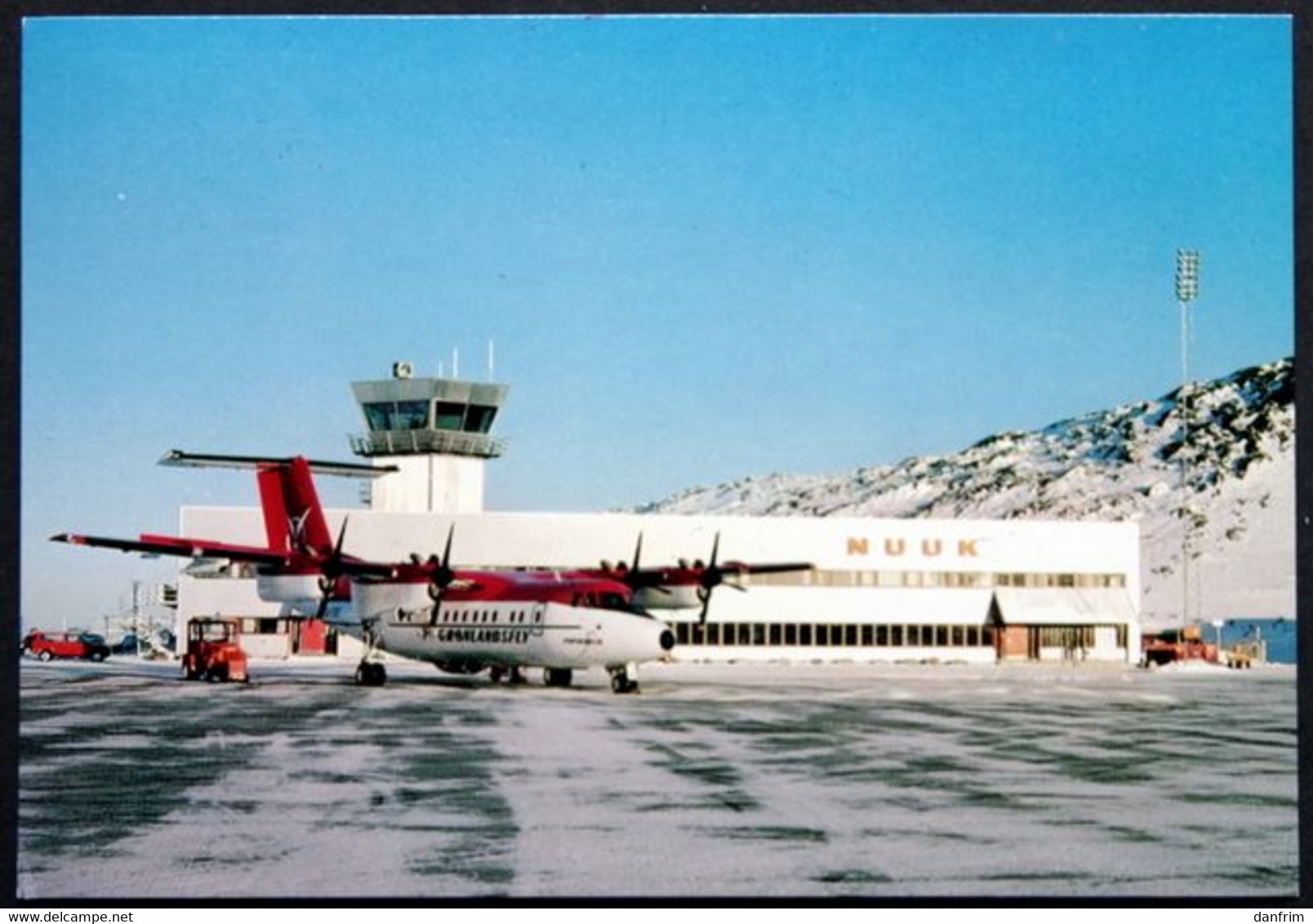 Greenland  Cards GODTHÅB AIRPORT  17-11-1980 EGEDESMINDE( Lot  701 ) - Groenland