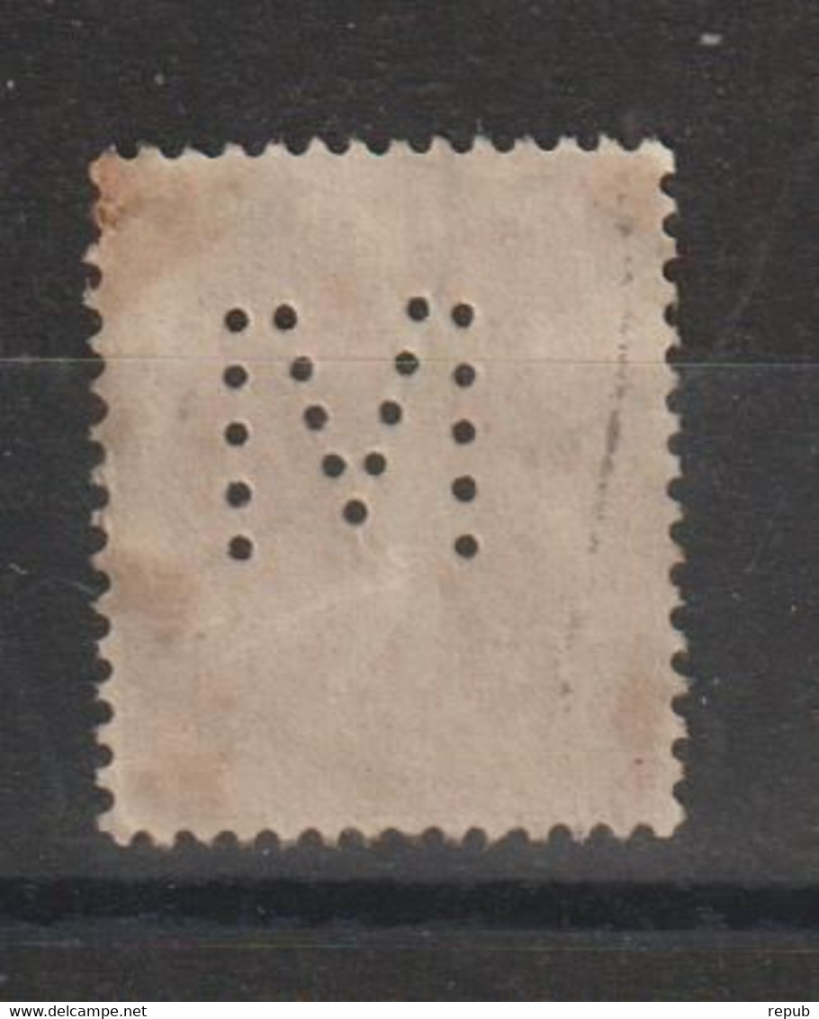 France Perforé Ancoper M 10 Sur 199 - Used Stamps