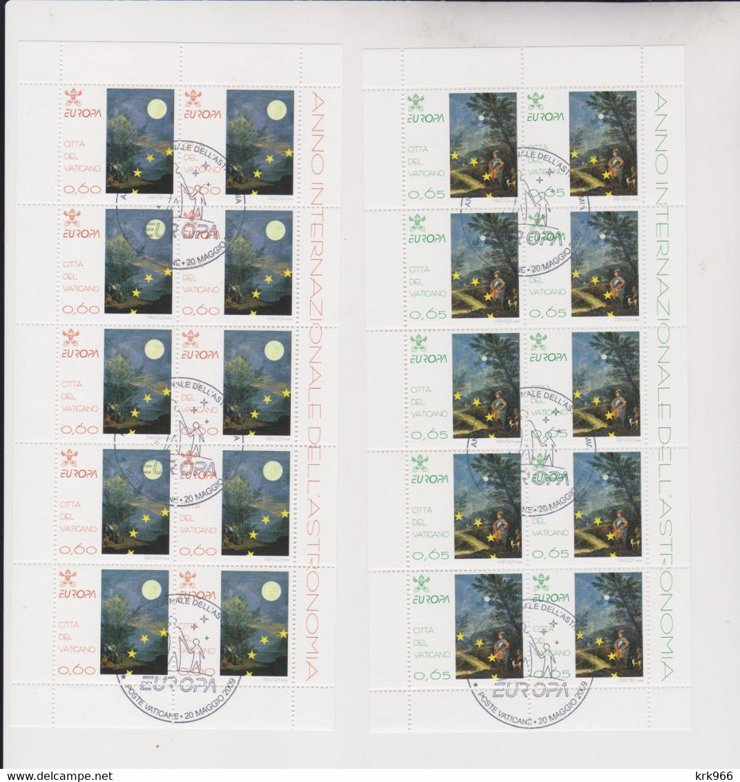 VATICAN 2009  Sheet  Set Used - Usados