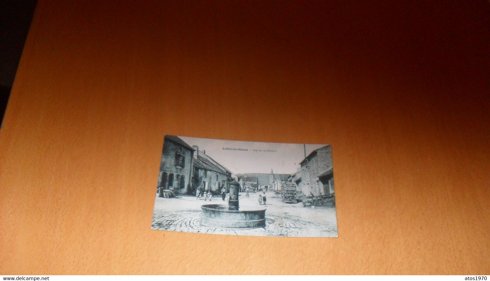 CARTE POSTALE ANCIENNE CIRCULEE DE 1930../ LIFFOL LE GRAND.- RUE DE LA GRAVIERE...+ TIMBRE - Liffol Le Grand