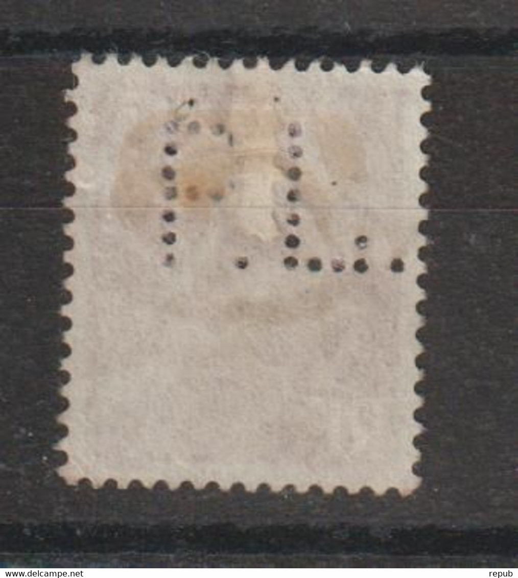 France Perforé Ancoper PL 95 Sur 724 - Used Stamps