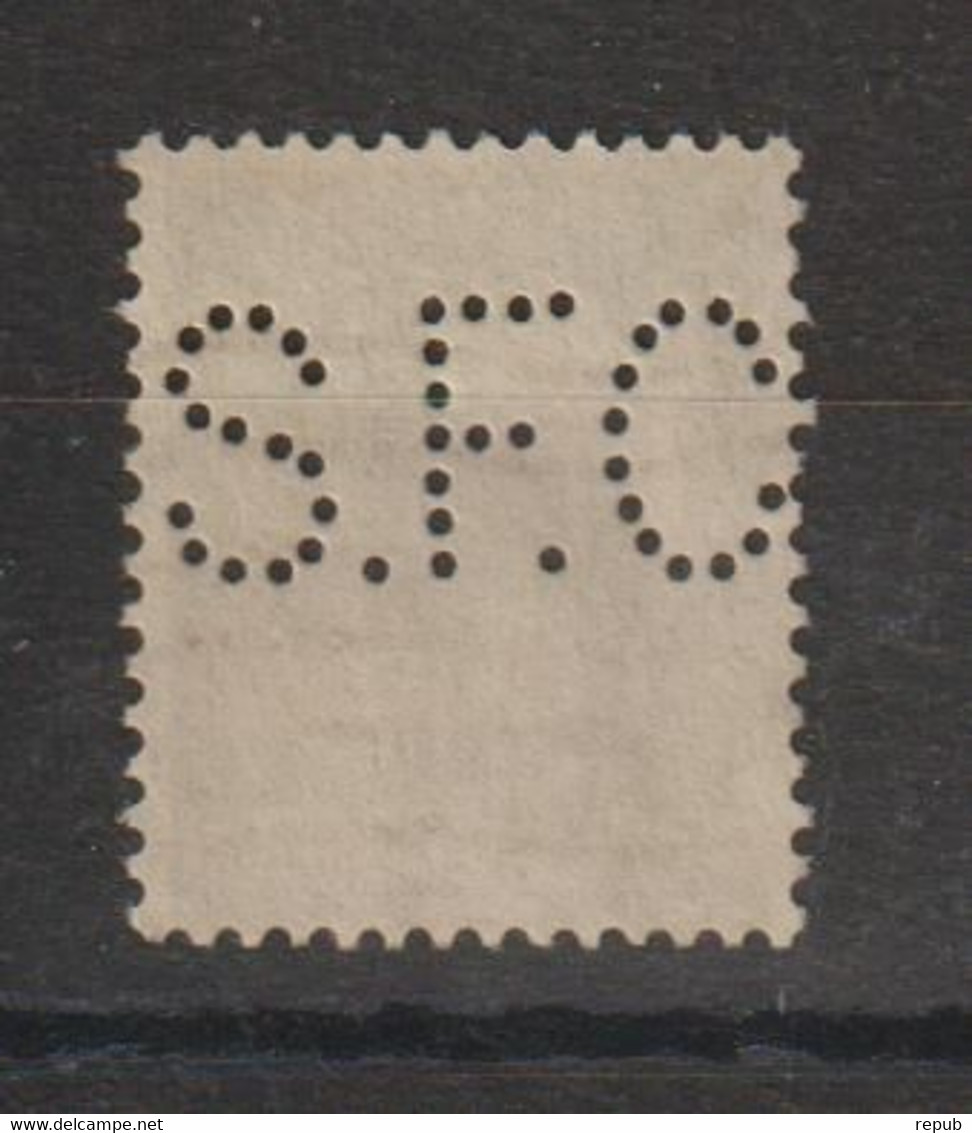 France Perforé Ancoper SFC 87 Sur 284A - Used Stamps