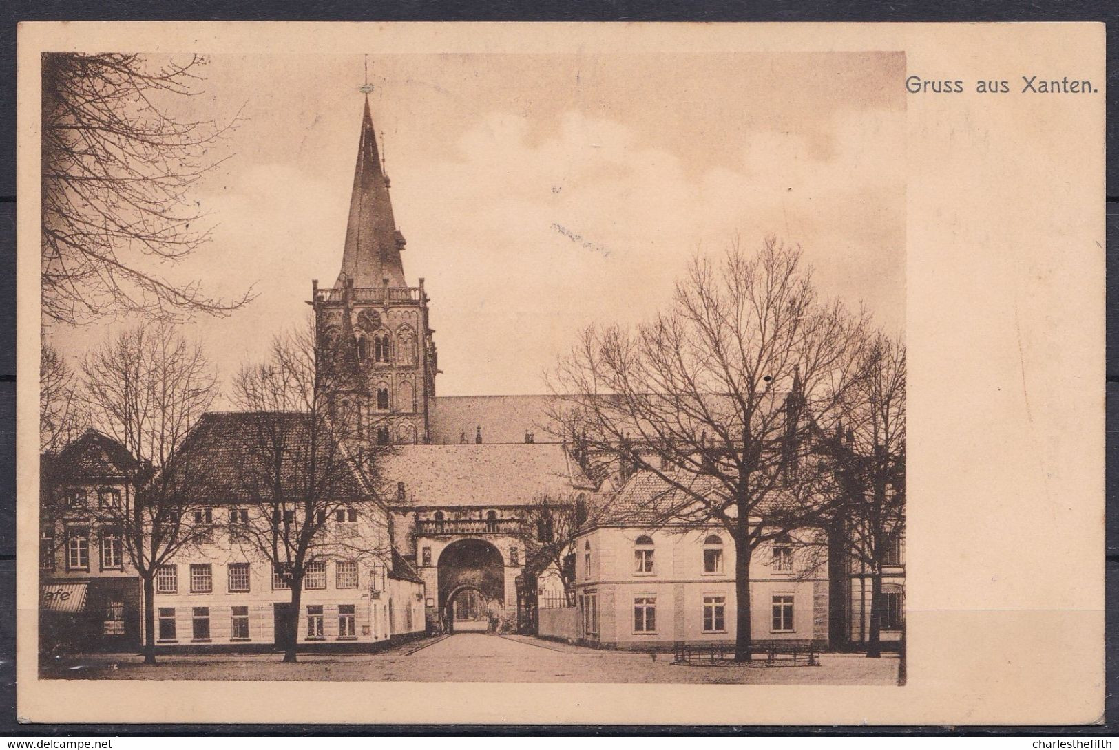 Service Militaire PMB 5 BLP 21/II/1919 De XANTEN Vers RUPELMONDE - Cachet De Fortune 1919 - OC38/54 Occupazione Belga In Germania