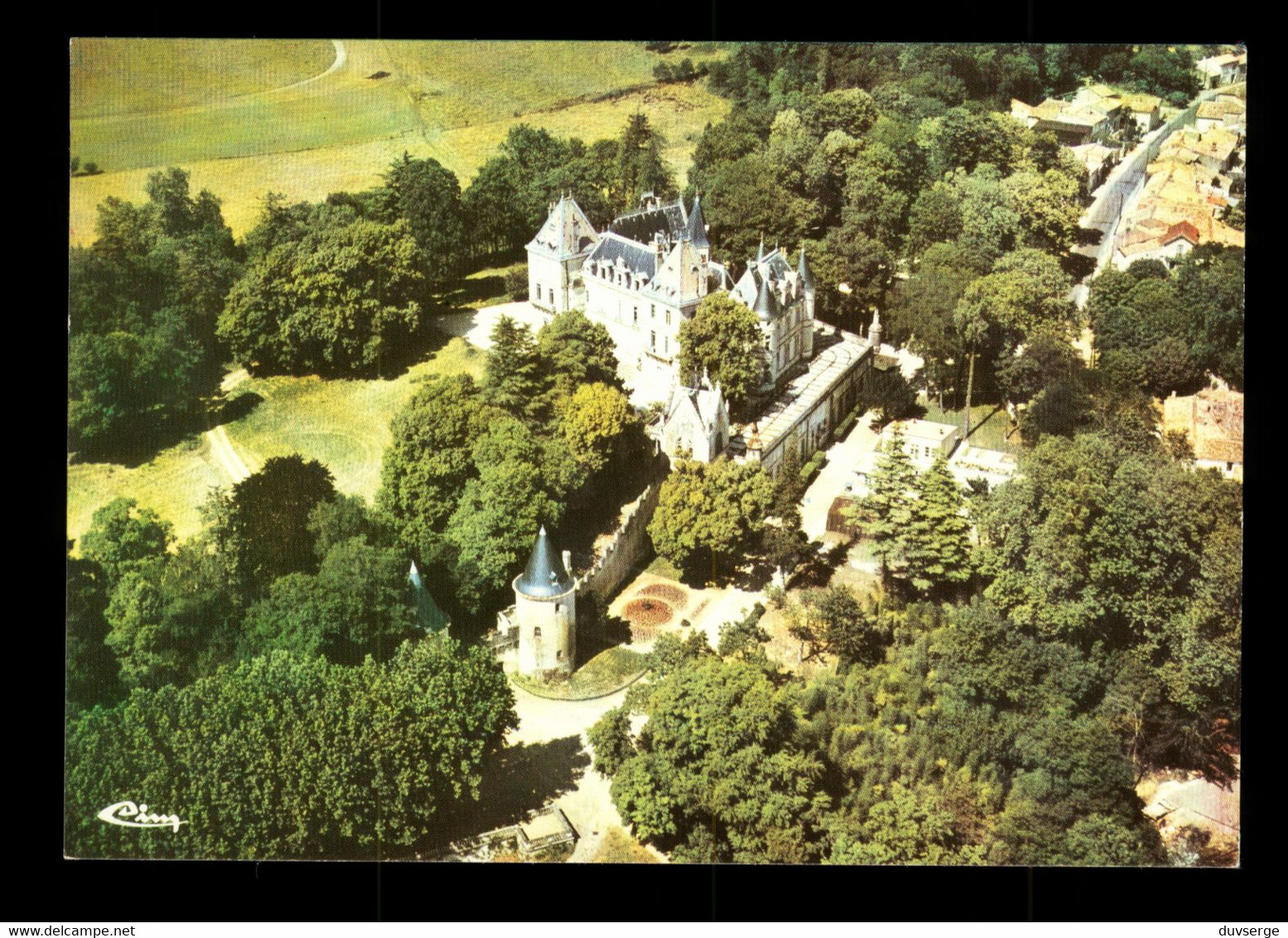 17 Charente Maritime Mirambeau Le Chateau De La Tremoille Vue Aerienne - Mirambeau