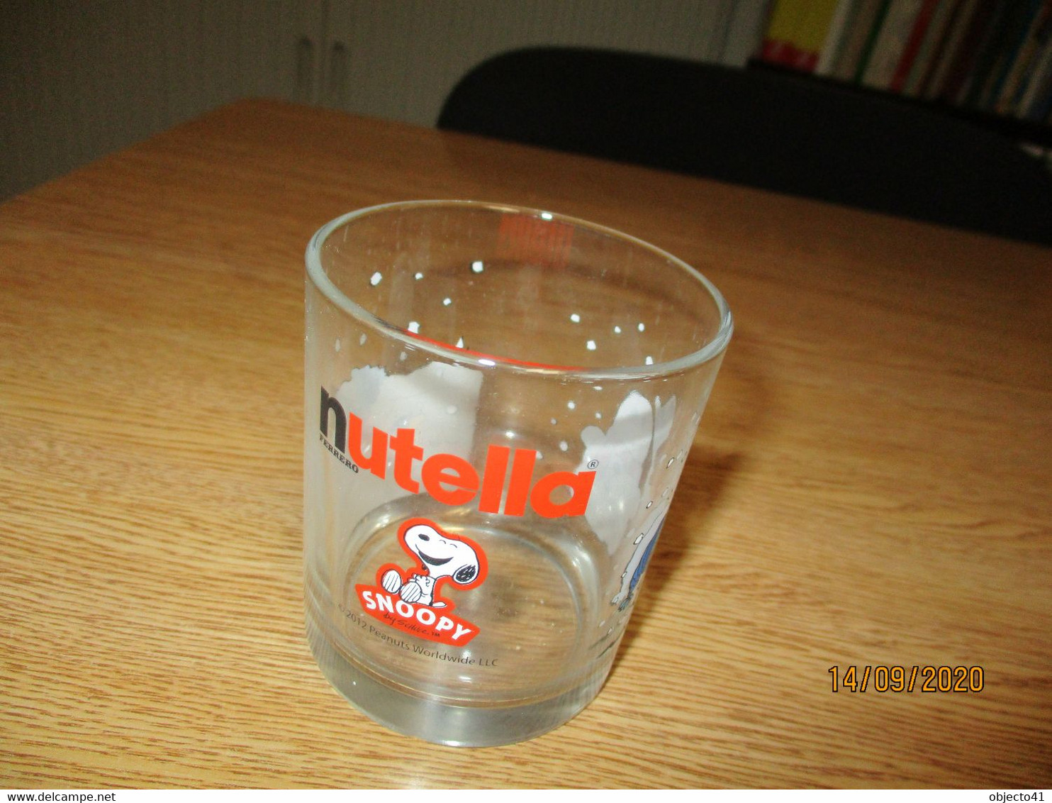 Promo Glass Advertising Verre Publicite Nutella Portugal Snoopy - Nutella