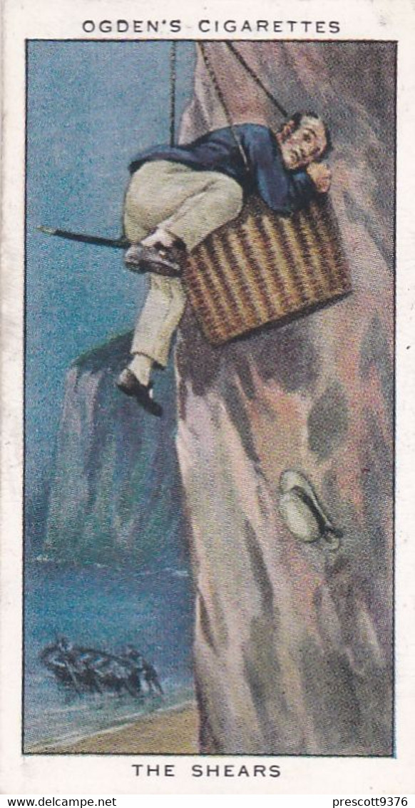 Smugglers & Smuggling 1932  - 25 The Shears -  Ogdens Original Cigarette Card - - Ogden's