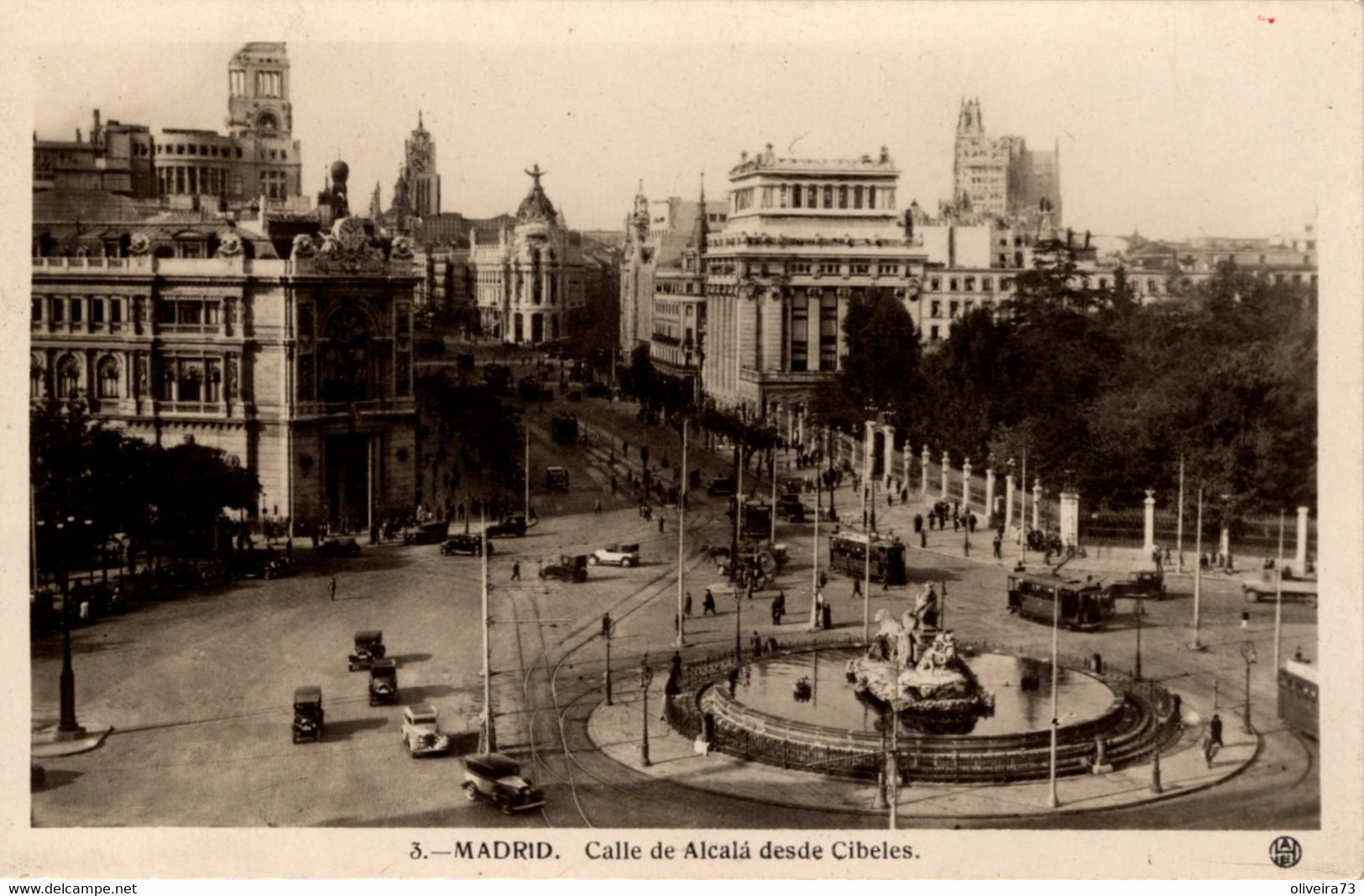 MADRID - Calle De Alclá Desdea Cibeles - Madrid